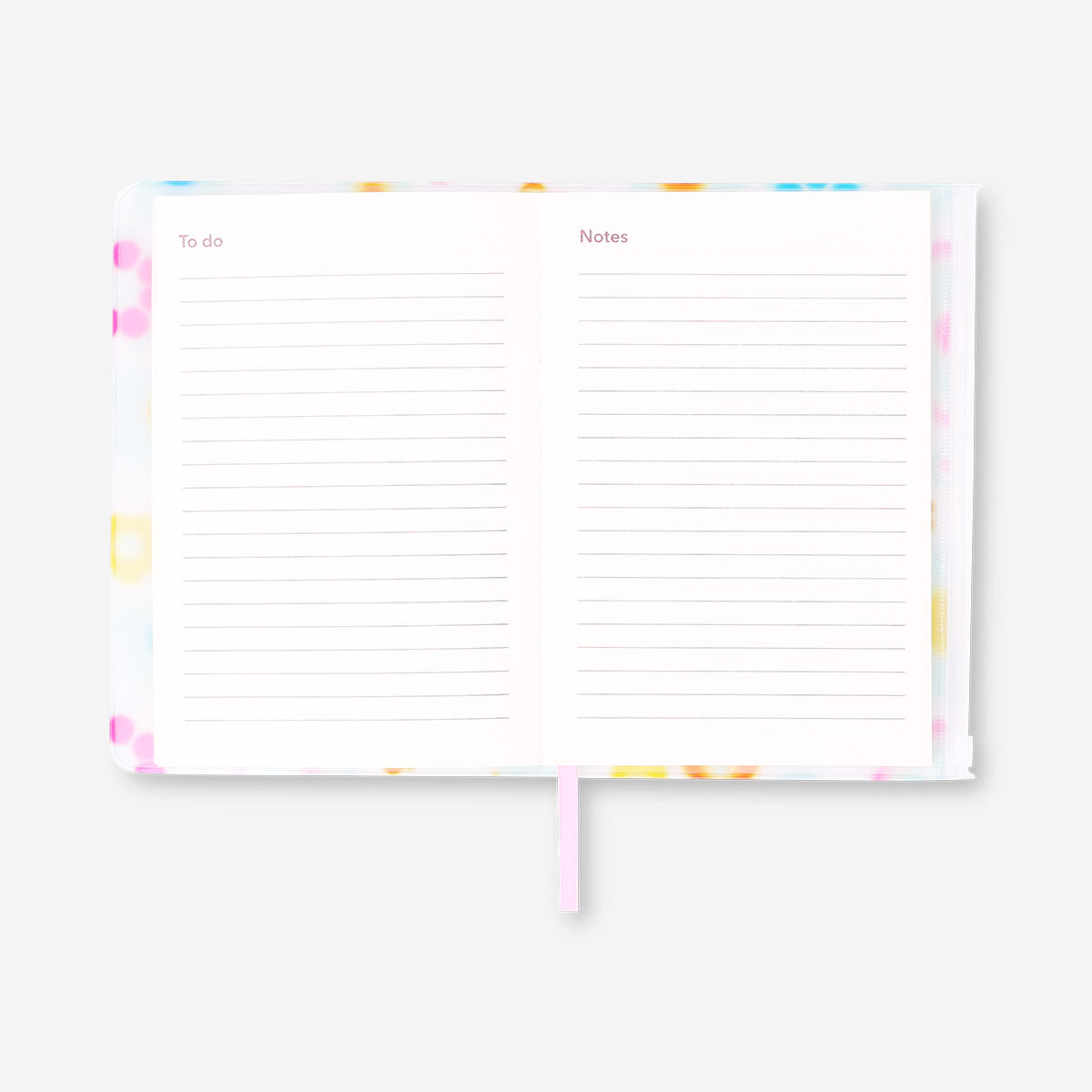 Floral study planner with zip lock - English