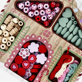 Bead set with string - Christmas house Hobby Flying Tiger Copenhagen 