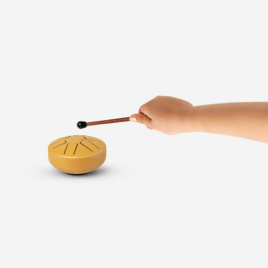 Tambour sensoriel doré