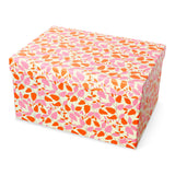 Office storage box with autumn leaves design by Flying Tiger Copenhagen, measuring 28x20 cm, ideal for organizing stationery.