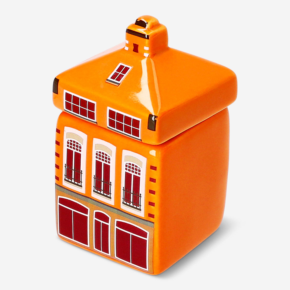 Nordic spice house - Orange and burgundy