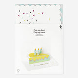 Birthday cake pop up card with envelope Party Flying Tiger Copenhagen 