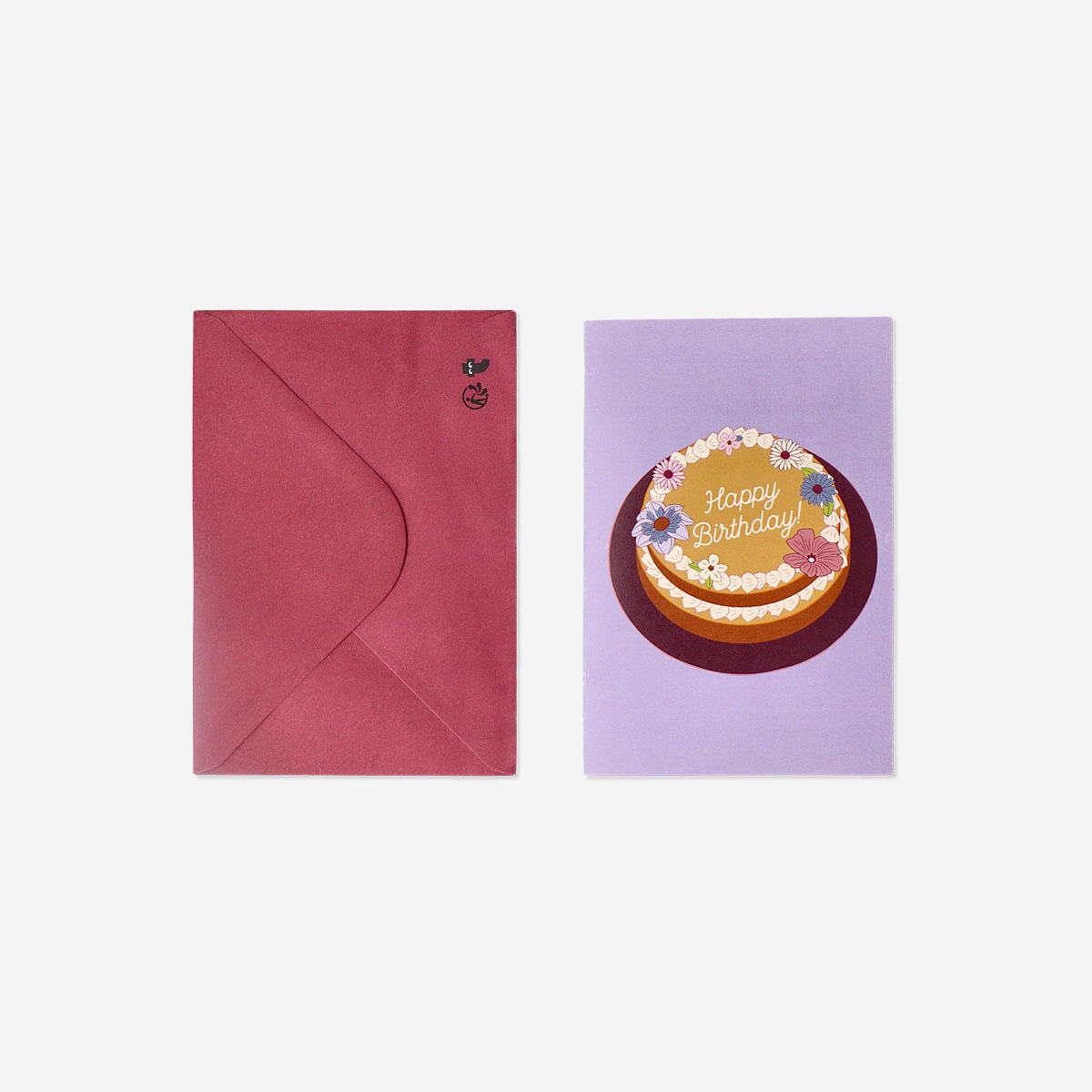 Birthday card with cake motif office Flying Tiger Copenhagen 