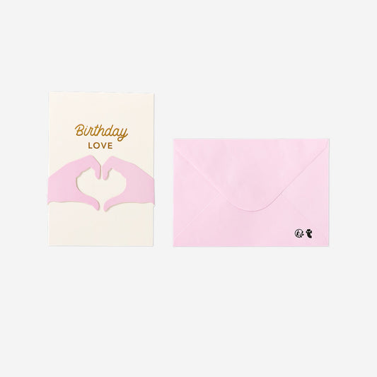 Birthday card with envelope