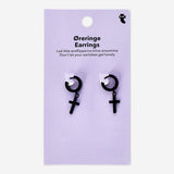 Black Cross Earrings Personal care Flying Tiger Copenhagen 