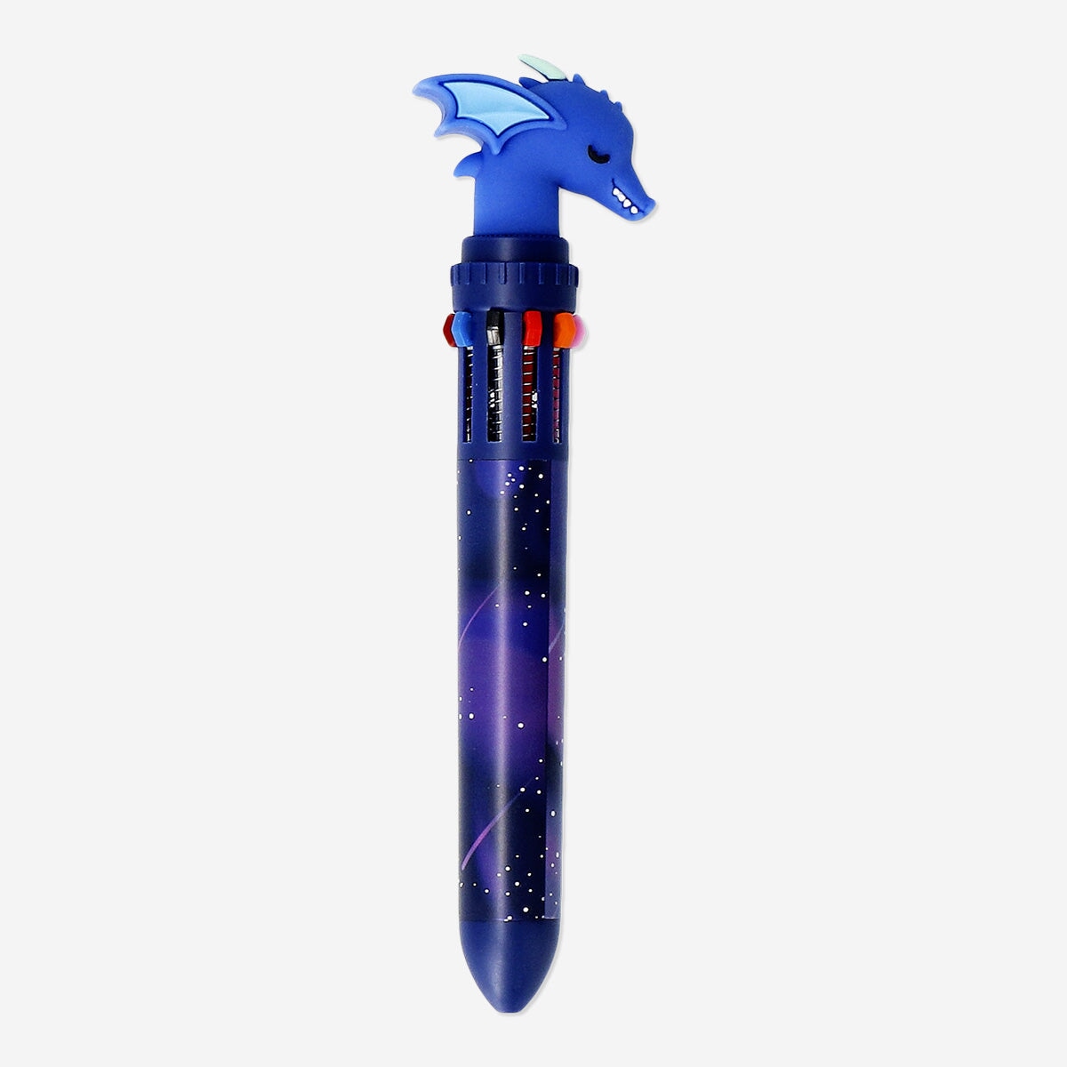 Blue Dragon-Shaped Multi-Coloured Ballpoint Pen Office Flying Tiger Copenhagen 