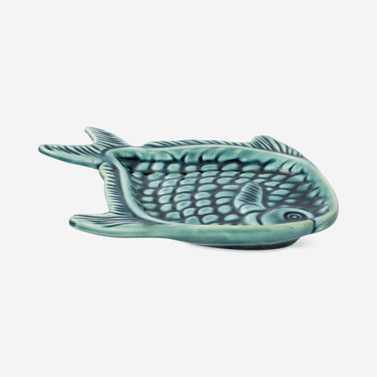 Blue fish dish - 21 cm