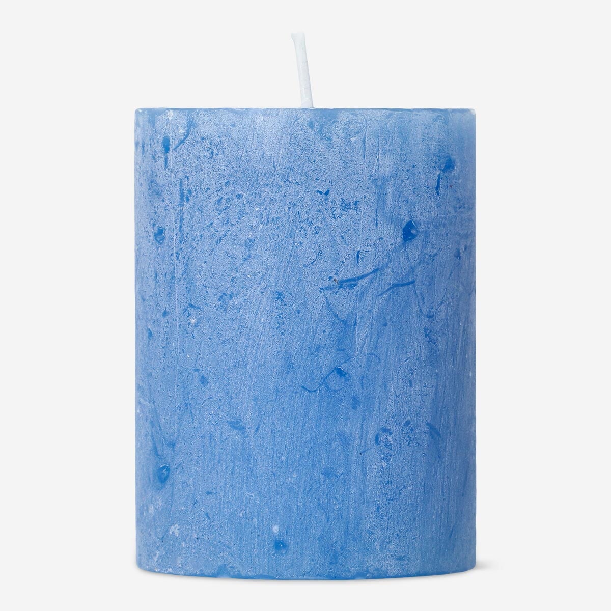 Blue Rustic Pillar Candle - 8 cm Home Flying Tiger Copenhagen 