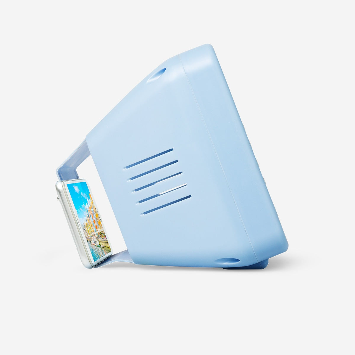 Blue smartphone TV with light Media Flying Tiger Copenhagen 