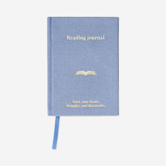 Book journal with linen cover - English