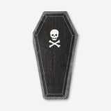 Black coffin-shaped napkins for parties, set of 16, by Flying Tiger Copenhagen, featuring spooky coffin design on paper napkins.