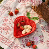 Flying Tiger Copenhagen strawberry storage basket for home use, featuring a colorful, decorative design ideal for organizing small items.