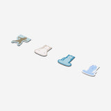 Marque-pages magnétiques chats yoga - 4 pcs