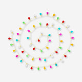 Flying Tiger Copenhagen big bauble garland ribbon, 1.75 m, decorative office ornament with colorful bauble designs.