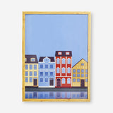 Wood picture frame from Flying Tiger Copenhagen, 30x40 cm, with a natural finish and simple design for home decor.