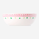 Ceramic bowl with dots and seashell - 15 cm