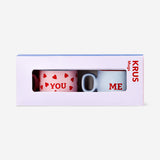 Canecas de cortado com cores contrastantes - 2 peças