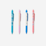 Stylos gel effaçables avec tampons - 4 pcs