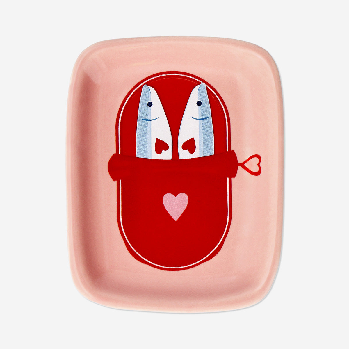 Trinket tray with sardines - 11 cm