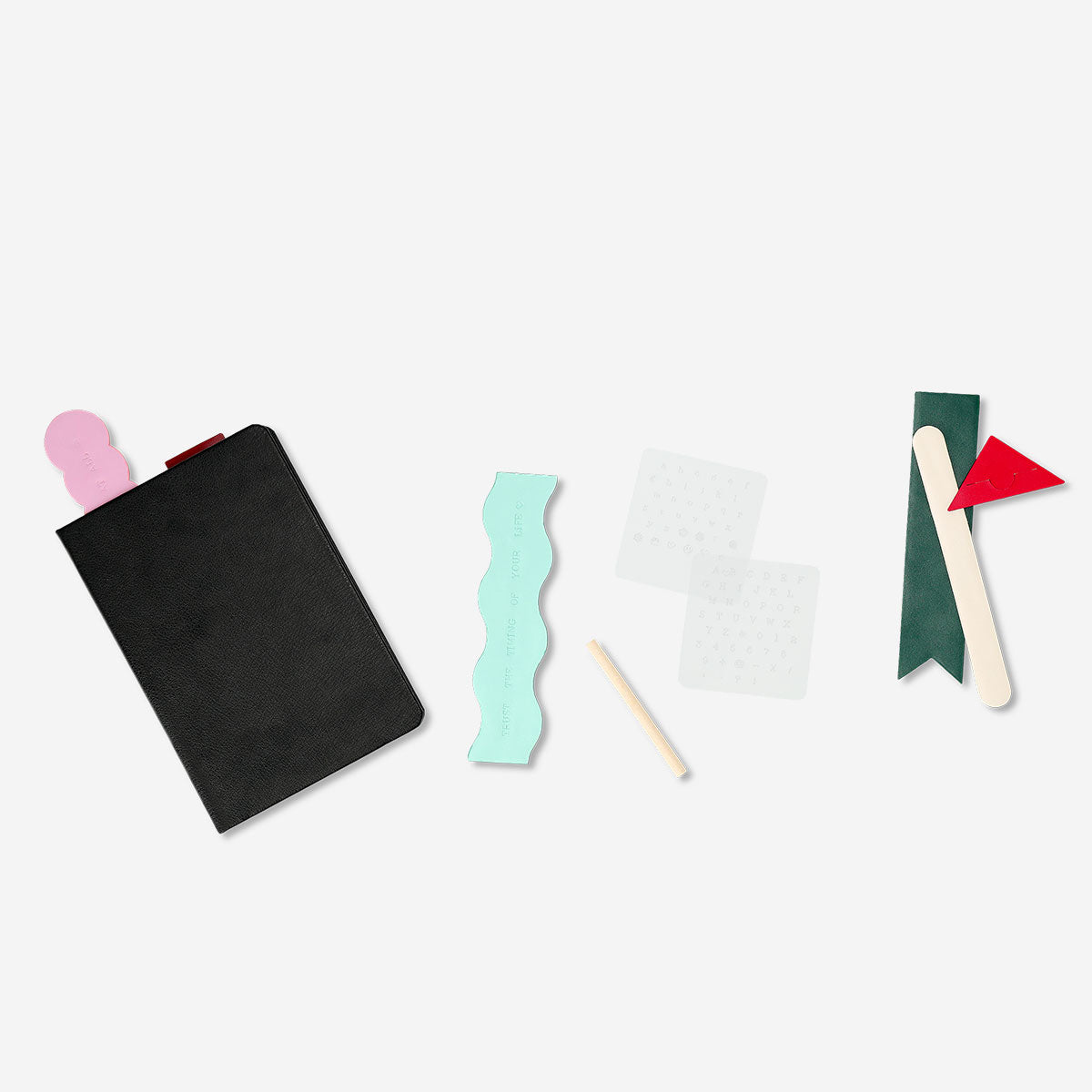 Personalized DIY bookmarks with colorful designs, perfect for hobbies, from Flying Tiger Copenhagen.