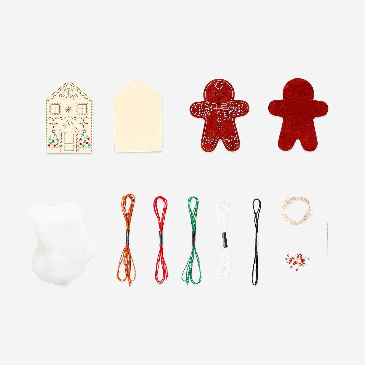 Two colorful DIY beaded ornaments from Flying Tiger Copenhagen, perfect for crafting and decorating.