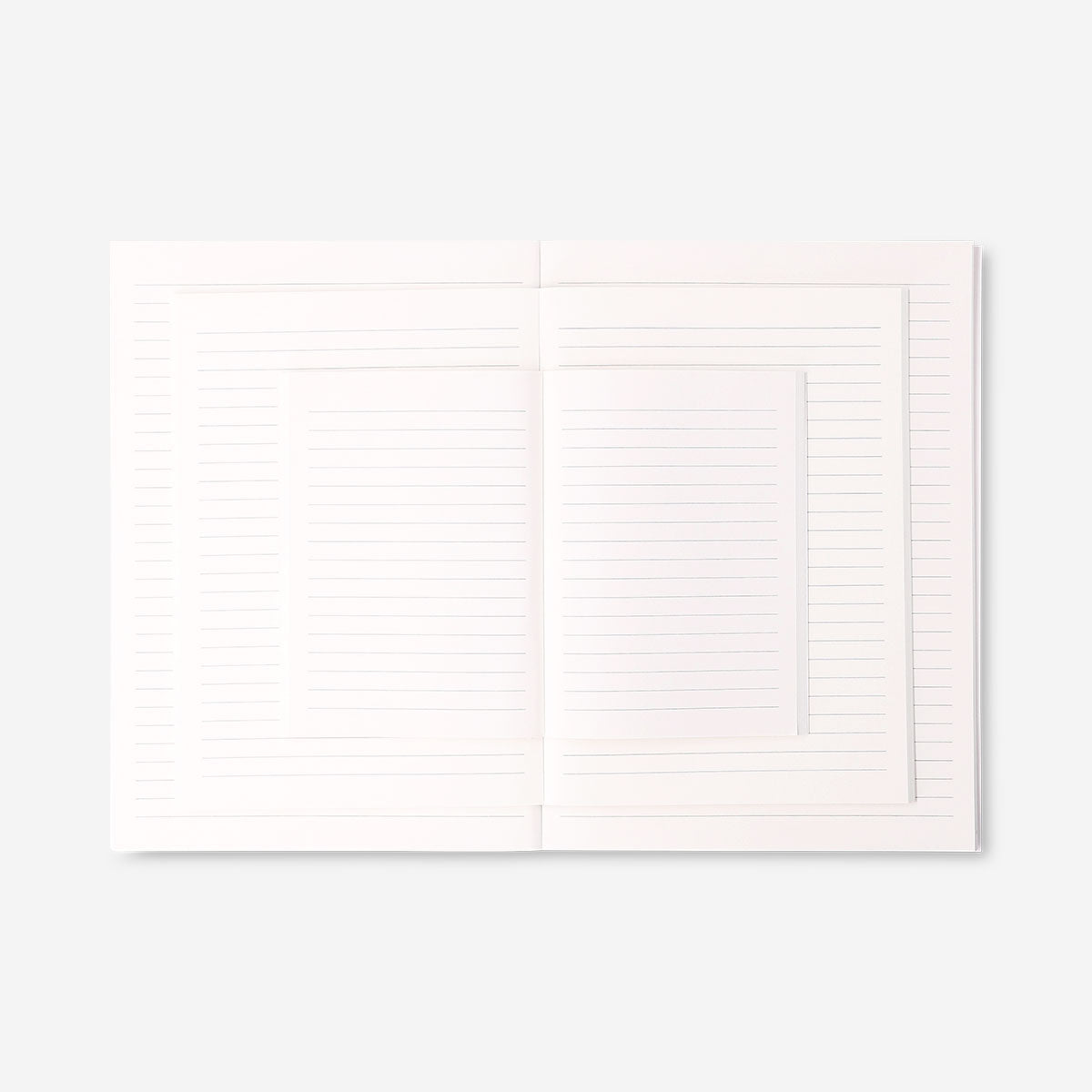 Floral and gradient notebooks set - 3 pcs