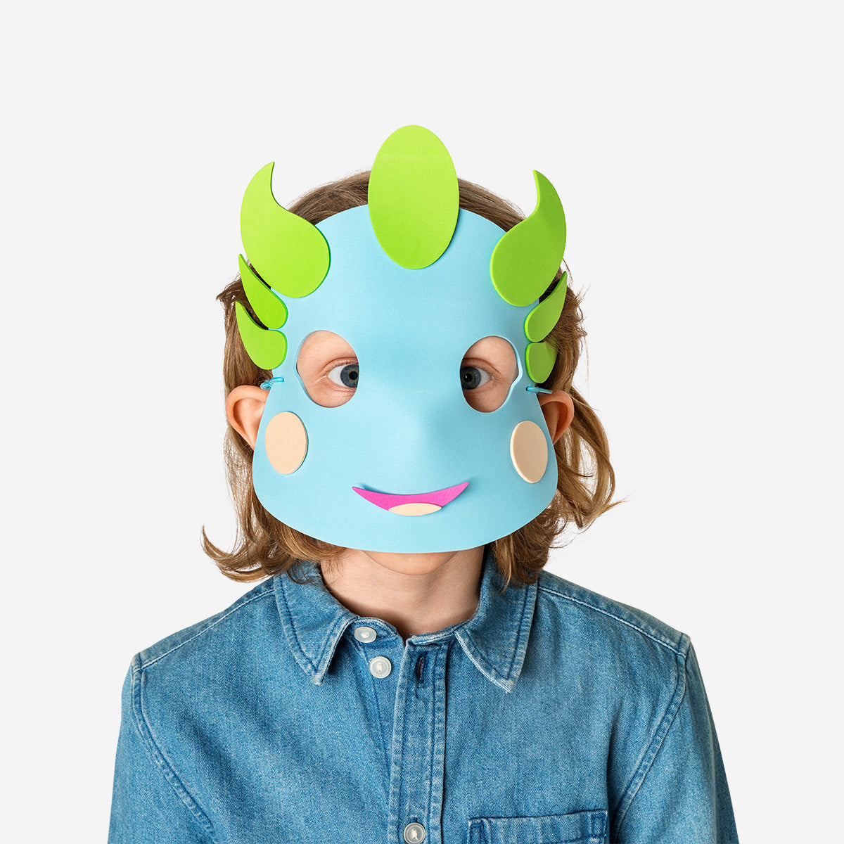 DIY dinosaur mask