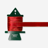 Bordeaux satin ribbon measuring 10 meters, suitable for office and craft projects, by Flying Tiger Copenhagen.