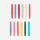 Set of 30 Flying Tiger Copenhagen twin hobby markers in a box, featuring vibrant colors and dual tips for versatile art projects.