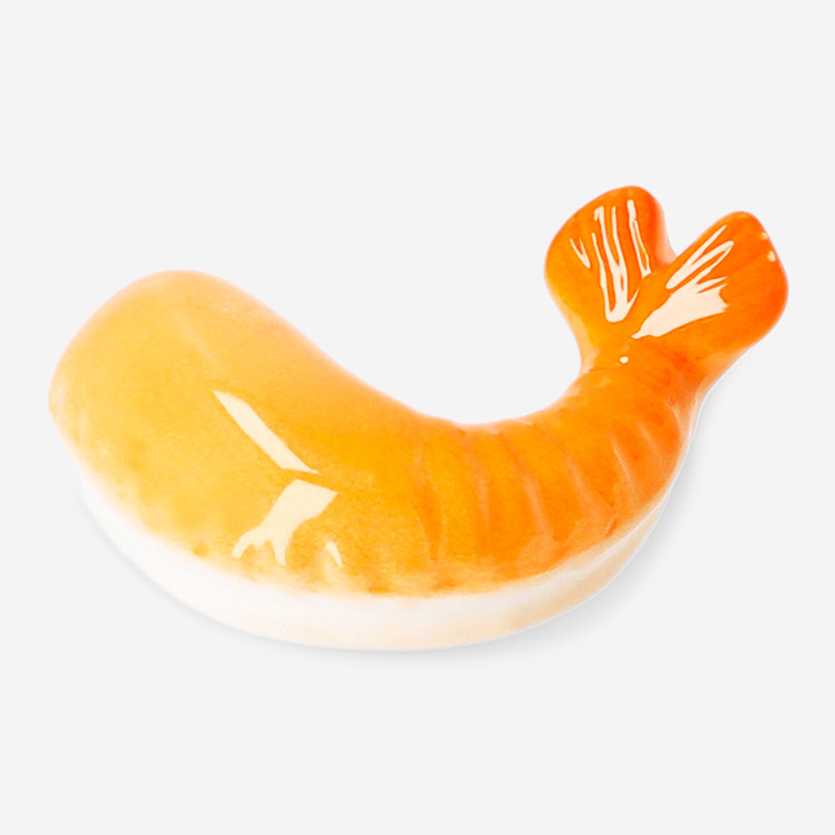 Flying Tiger Copenhagen kitchen chopstick holder featuring a detailed tempura prawn design, perfect for Asian cuisine dining.