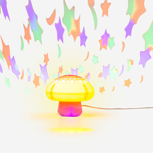 Magic mushroom cosy lamp projecter