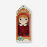 Soft plush elf girl toy by Flying Tiger Copenhagen, featuring a cute elf girl figure with detailed clothing and friendly expression.