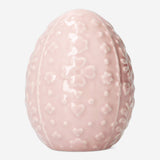 Pink decorative Easter egg - 9 cm