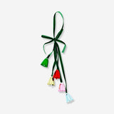 Flying Tiger Copenhagen bell garland for home decor, featuring colorful bell-shaped ornaments hanging in a festive arrangement.