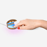 Gold shell nail lamp