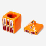 Nordic spice house - Orange and burgundy