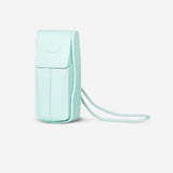 Flyer Tiger Copenhagen 2-in-1 foldable fan with three speed settings in mint color, compact gadget for cooling and portability.