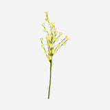 Decoratieve gele bloem - 47 cm