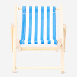 Decorative mini deck chair in vibrant colors, 11x16 cm, by Flying Tiger Copenhagen, perfect for home décor accents.