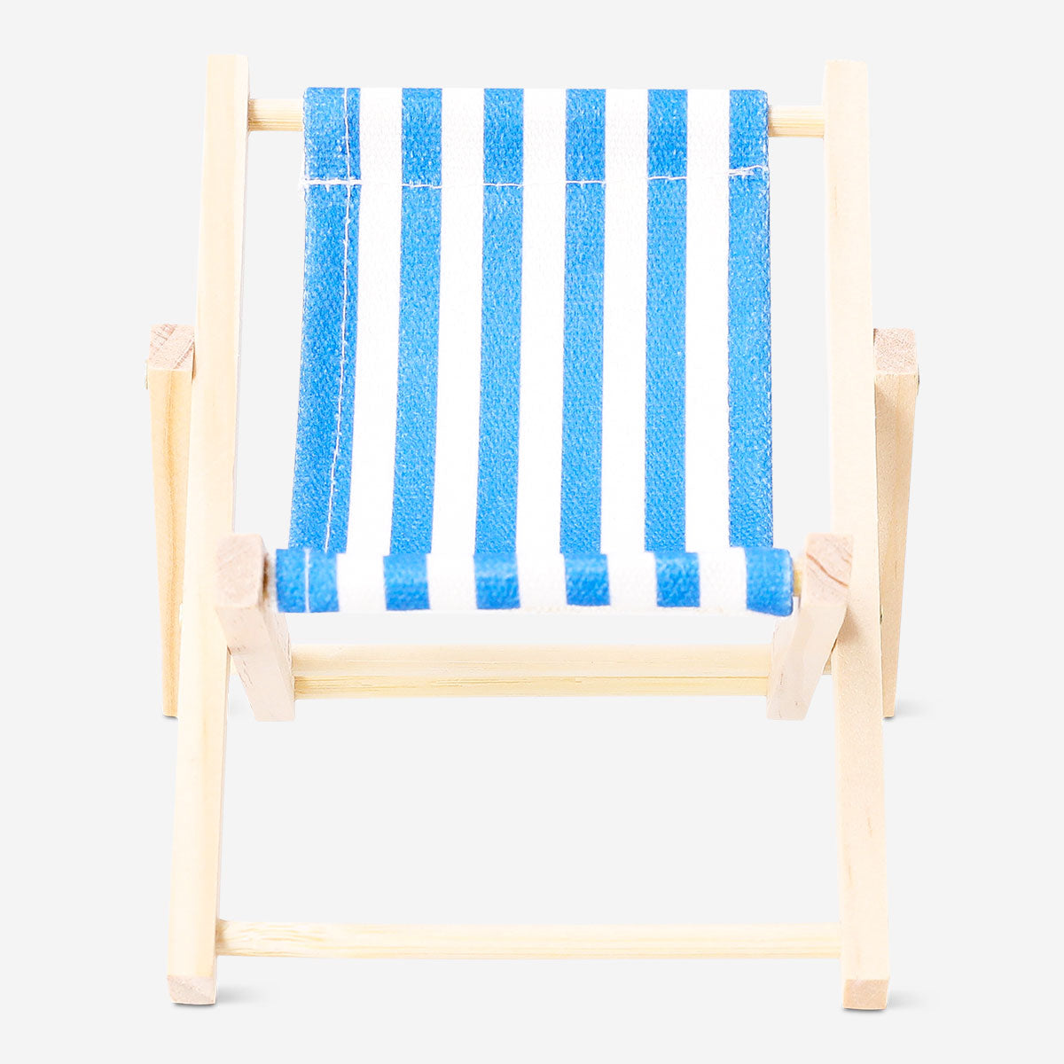 Decorative mini deck chair in vibrant colors, 11x16 cm, by Flying Tiger Copenhagen, perfect for home décor accents.