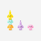Stackable bunny highlighters - 4 pcs