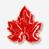 Ceramic leaf dish by Flying Tiger Copenhagen, 20 cm kitchen decor with a detailed leaf design for serving or display.