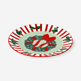 Small plate with Christmas print - 16 cm