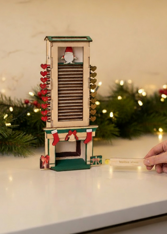 DIY count down for Christmas with paint