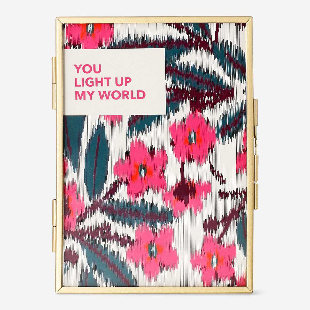 Gold 11x16 cm picture frame by Flying Tiger Copenhagen, showcasing a sleek metal border for home decor display.