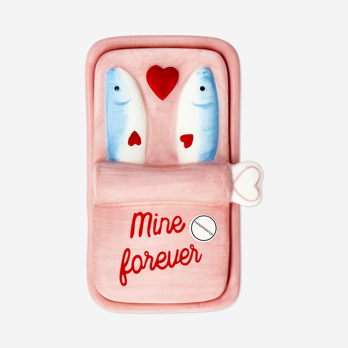 Ceramic decorative sardines jar