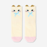 Comfy cat socks in size 37/38 by Flying Tiger Copenhagen, featuring colorful feline patterns and soft textile material.