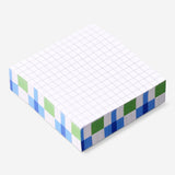 Flying Tiger Copenhagen sticky memos with grid pattern for office notes and organization.