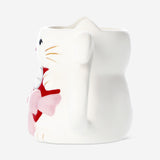 Tazza con gatto che tiene un cuore - 320 ml