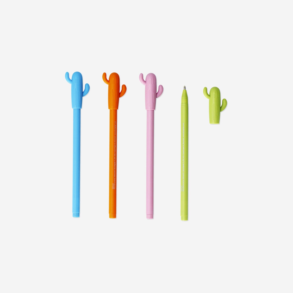 Cactus glitter gel pens - 4 pcs Office Flying Tiger Copenhagen 